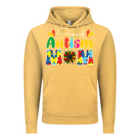 Vintage Mustard Proud Autism Mom sunflower Vintage Hoodie - CowhideDigitalArt