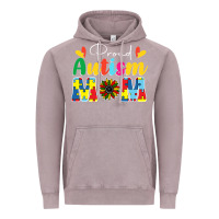 Vintage Zinc Proud Autism Mom sunflower Vintage Hoodie - CowhideDigitalArt