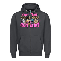 Smoke can't talk right now doing mom stuff Zipper Hoodie - JahusDesignShop