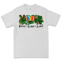 Peace Love St. Patrick's Day Premium Tee | Teevron