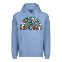 Colony Blue blessed western rainbow Premium Hoodie - Jasminsmagicworld