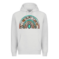 Dove Grey blessed western rainbow Premium Hoodie - Jasminsmagicworld