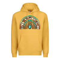 Mustard blessed western rainbow Premium Hoodie - Jasminsmagicworld
