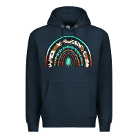 Navy blessed western rainbow Premium Hoodie - Jasminsmagicworld