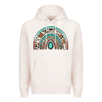 Pale Pink blessed western rainbow Premium Hoodie - Jasminsmagicworld
