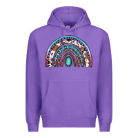Purple blessed western rainbow Premium Hoodie - Jasminsmagicworld