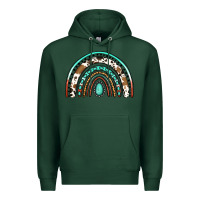 Sports Green blessed western rainbow Premium Hoodie - Jasminsmagicworld