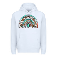 White blessed western rainbow Premium Hoodie - Jasminsmagicworld