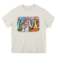 Cream love easter Heavy Core Tee - CowGirlArtShop
