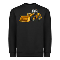 Black bulldozer Heavyweight Sweatshirt - JahusDesignShop