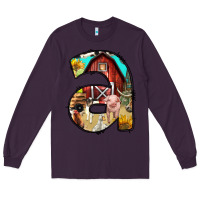 Plum farm life alphabet lowercase letters a Long Sleeve Tee - BundleAndBundleShop