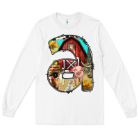 White farm life alphabet lowercase letters a Long Sleeve Tee - BundleAndBundleShop