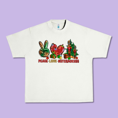 Peace Love Nutcrackers Urban Heavy Tee Designed By Bundleandbundleshop