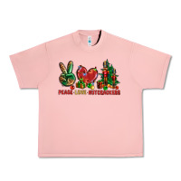 Salmon Peace Love Nutcrackers Urban Heavy Tee - BundleAndBundleShop