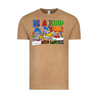 Vintage Camel Be a kind sole Autism Awareness Vintage Tee - FaDigitalArtStudio