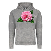 Cloud Rock Camellia Flower Vintage Hoodie - LillyAllenDesigns