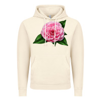 Vintage Artic Camellia Flower Vintage Hoodie - LillyAllenDesigns