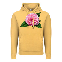 Camellia Flower Vintage Hoodie | Teevron