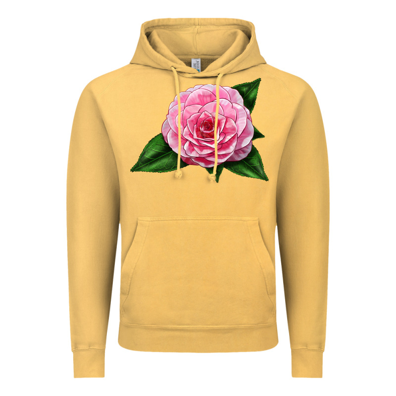Camellia Flower Vintage Hoodie by LillyAllenDesigns | Teevron