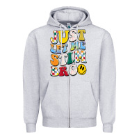 Heather Grey just let me stim bro Zipper Hoodie - JahusDesignShop