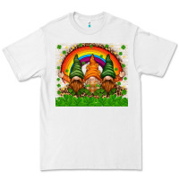 White St. Patrick's Day gnomies tumbler Premium Tee - HowdyJamesFarm