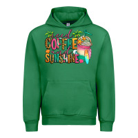 Emerald iced coffee and sunshine summer Urban Hoodie - Jasminsmagicworld