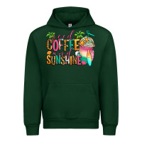 Forest Green iced coffee and sunshine summer Urban Hoodie - Jasminsmagicworld