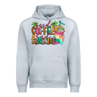 Heather Grey iced coffee and sunshine summer Urban Hoodie - Jasminsmagicworld