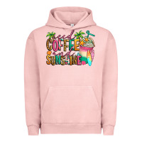 Pigment Salmon iced coffee and sunshine summer Urban Hoodie - Jasminsmagicworld