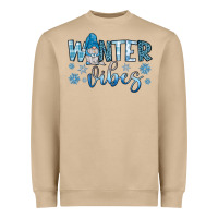 Winter Vibes Gnome Heavyweight Sweatshirt | Teevron