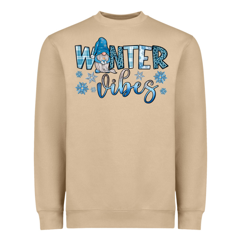Winter Vibes Gnome Heavyweight Sweatshirt by JahusDesignShop | Teevron