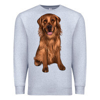 Heather Grey labrador Premium Sweatshirt - JahusDesignShop