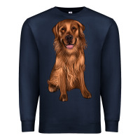 Navy labrador Premium Sweatshirt - JahusDesignShop