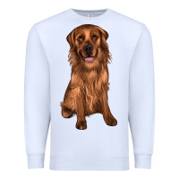 White labrador Premium Sweatshirt - JahusDesignShop