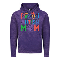 Cloud Purple Proud Autism Mom Vintage Hoodie - CowhideDigitalArt