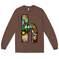 Chestnut farm life alphabet lowercase letters h Long Sleeve Tee - BundleAndBundleShop