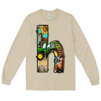 Mushroom farm life alphabet lowercase letters h Long Sleeve Tee - BundleAndBundleShop
