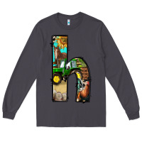 Smoke farm life alphabet lowercase letters h Long Sleeve Tee - BundleAndBundleShop