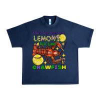 Navy When Life Gives You Lemons Boil Some Crawfish Mardi Gras Urban Heavy Tee - FaDigitalArtStudio