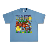 When Life Gives You Lemons Boil Some Crawfish Mardi Gras Urban Heavy Tee | Teevron
