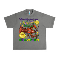 Tornado When Life Gives You Lemons Boil Some Crawfish Mardi Gras Urban Heavy Tee - FaDigitalArtStudio