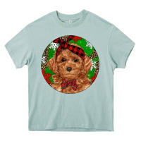 Arona Christmas Toy Poodle Heavy Core Tee - RanaPortraitStore