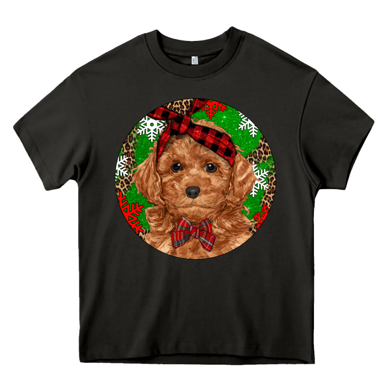 Christmas Toy Poodle Heavy Core Tee by RanaPortraitStore | Teevron