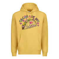Antique Gold Tacos Are My Valentine Premium Hoodie - CowhideDigitalArt