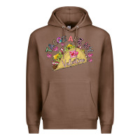 Chestnut Tacos Are My Valentine Premium Hoodie - CowhideDigitalArt