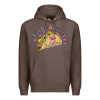 Coffee Tacos Are My Valentine Premium Hoodie - CowhideDigitalArt