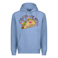 Colony Blue Tacos Are My Valentine Premium Hoodie - CowhideDigitalArt