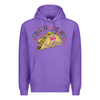 Purple Tacos Are My Valentine Premium Hoodie - CowhideDigitalArt