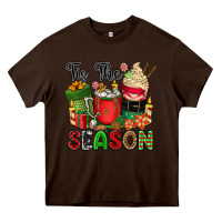 Chocolate Brown tis the season Heavy Core Tee - CowGirlArtShop