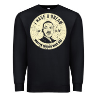Black martin luther day vintage Premium Sweatshirt - DesigneFamous
